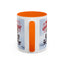 Christmas Mug - Merry Christmas Red Text Puppy Green Top 2