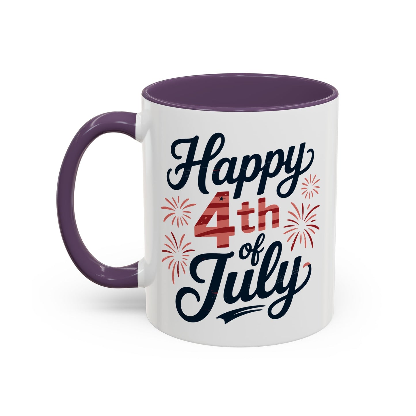 4th of July Mug - Happy 4th of July Fireworks