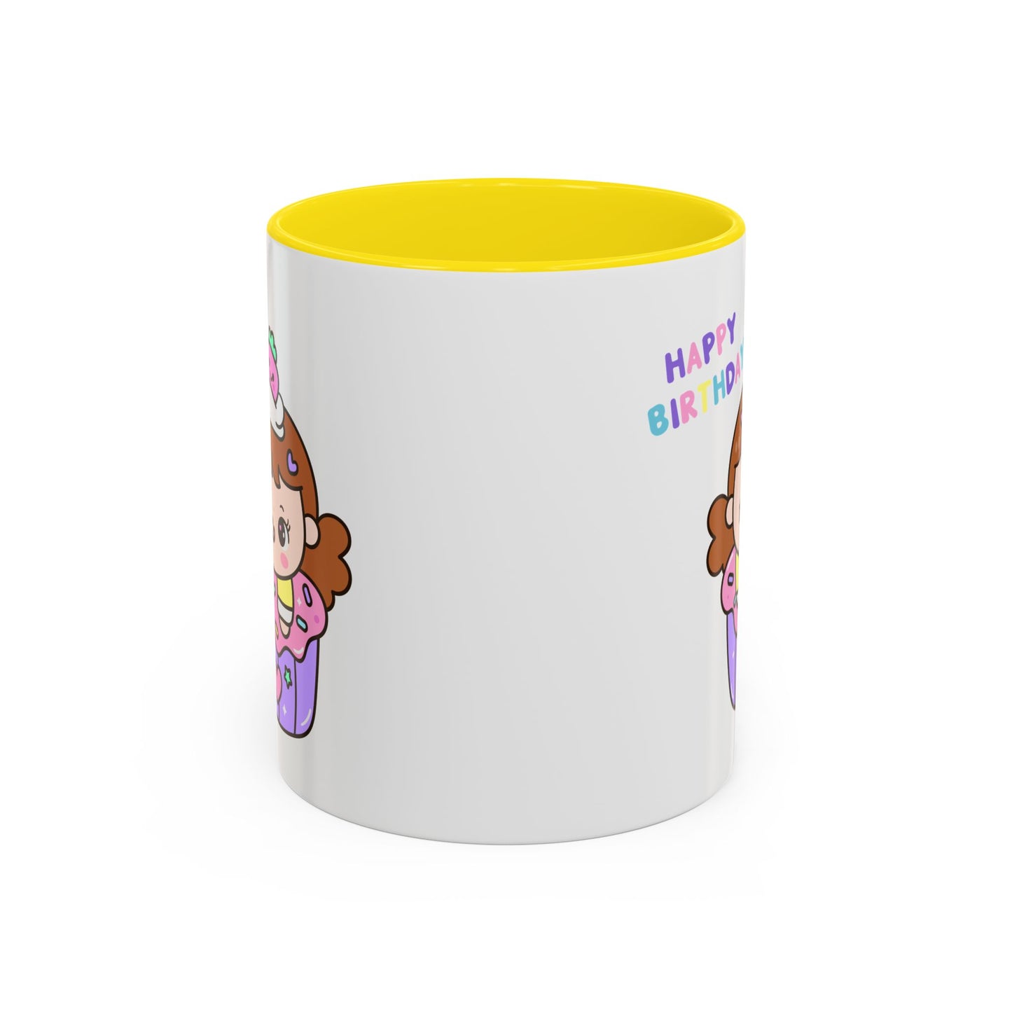 Birthday Mug - Cute Girl Cupcake