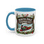 Christmas Mug - North Pole Express Steam Locomotive Decorations