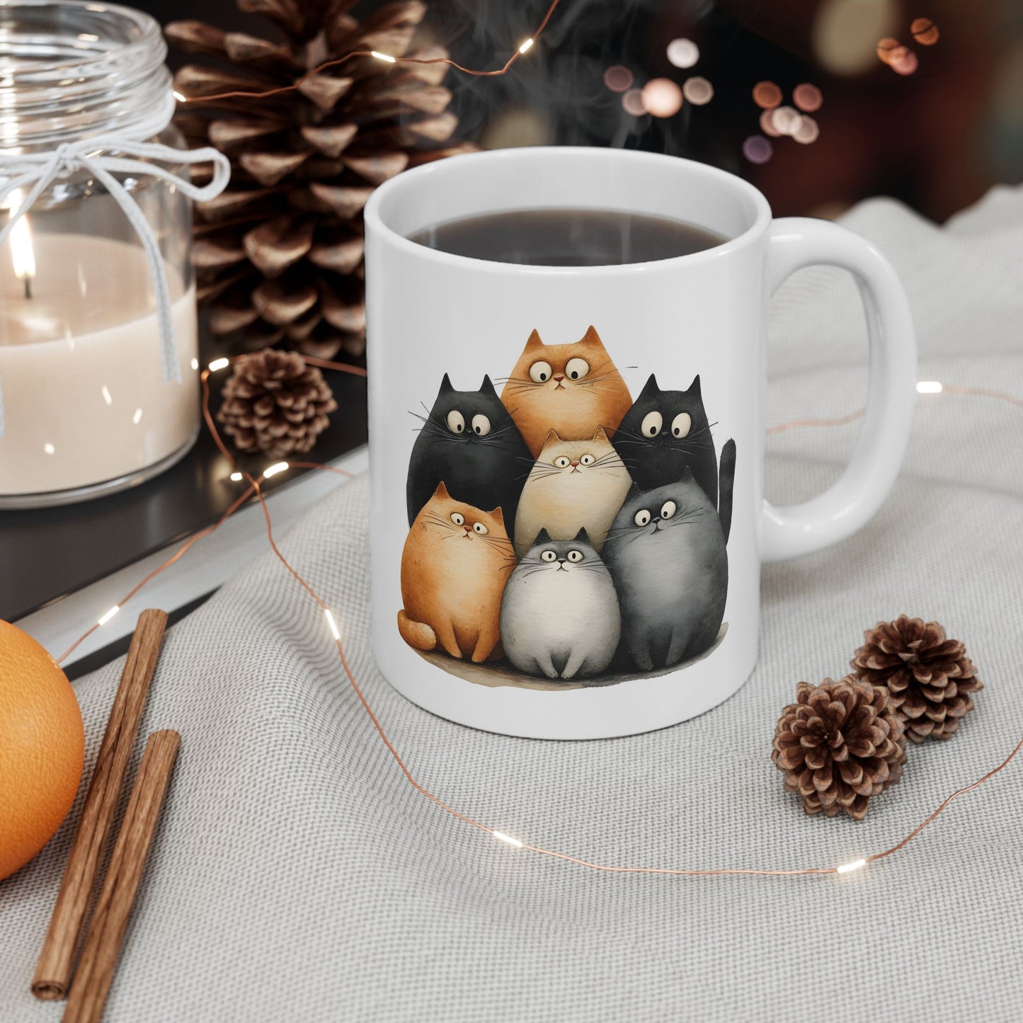 Animal Mug - Watercolor Cats