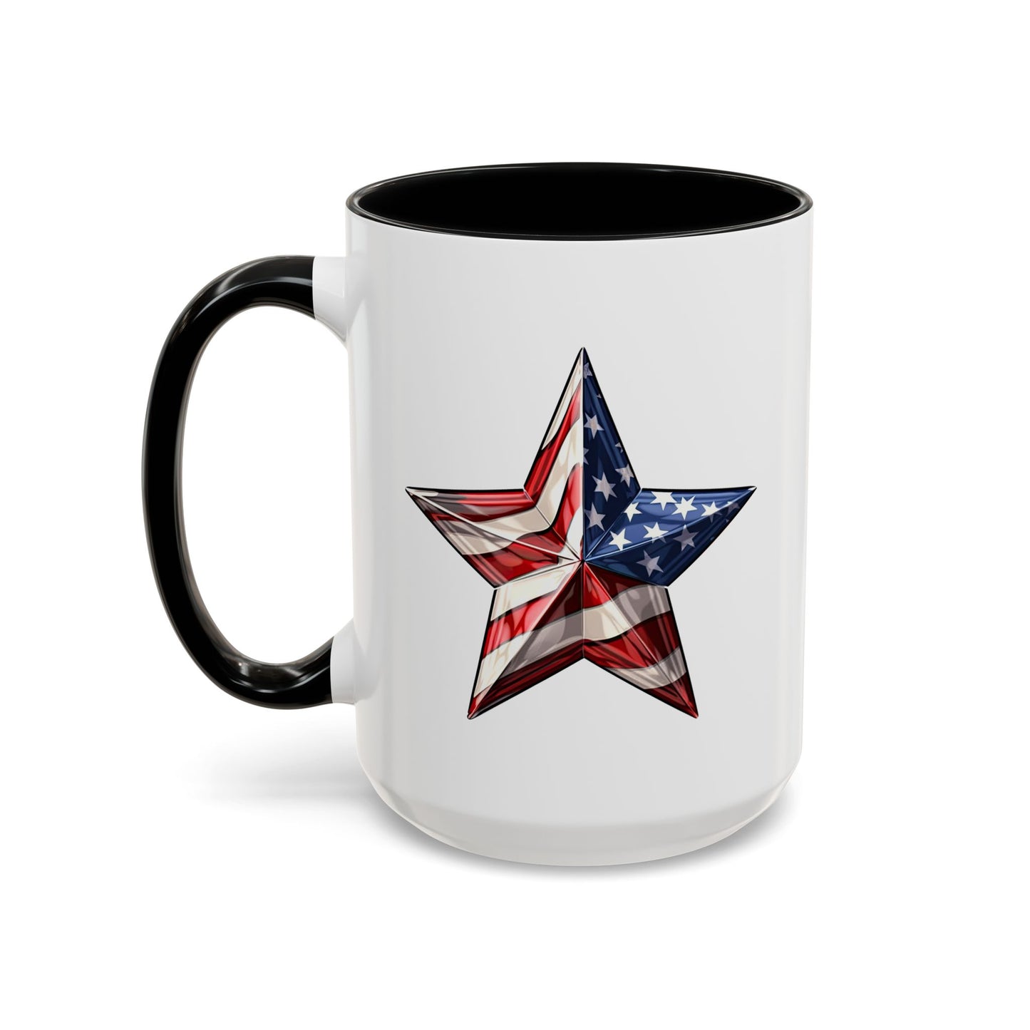 4th of July Mug - American Flag Star 3