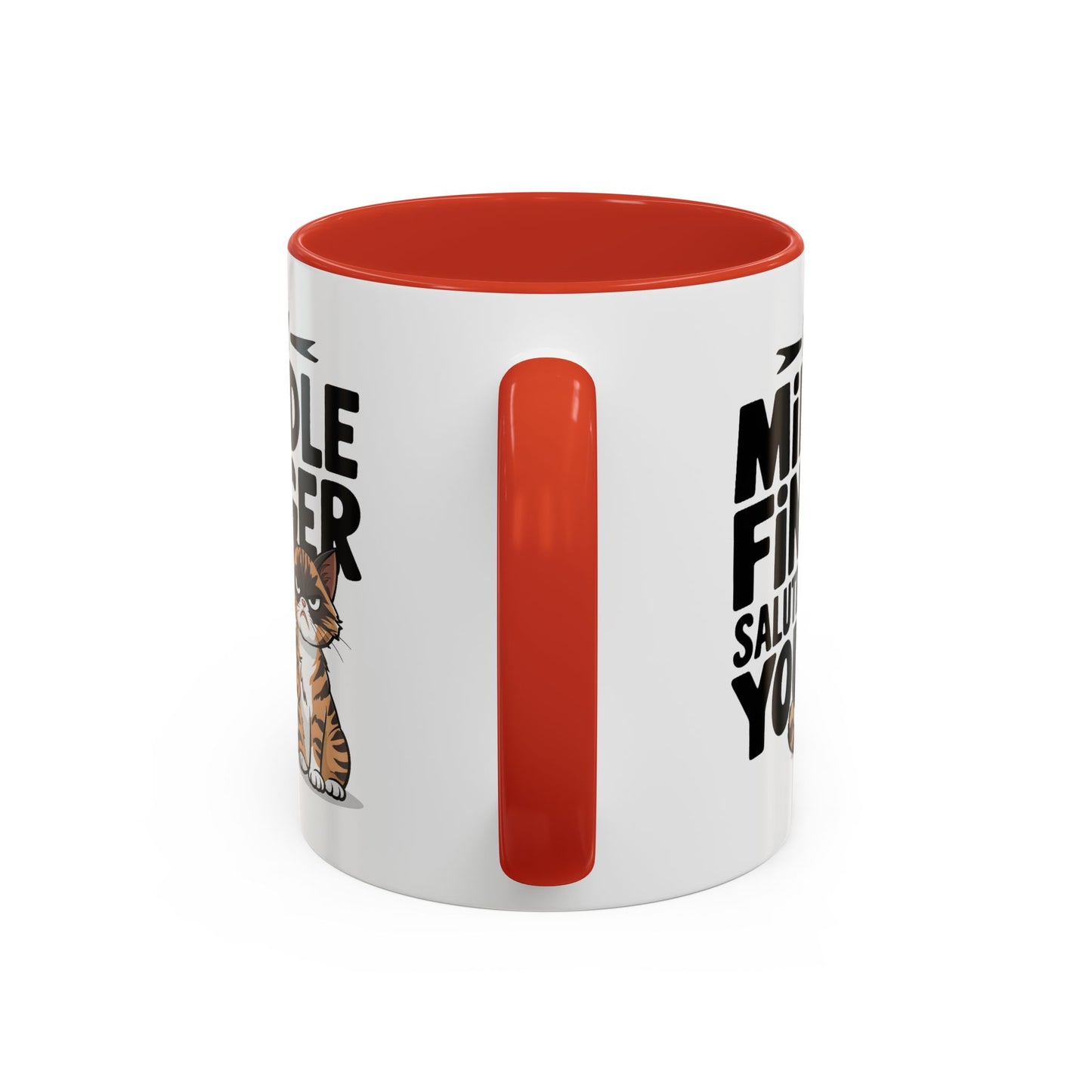 Humor Mug - My Middle Finger Salutes You