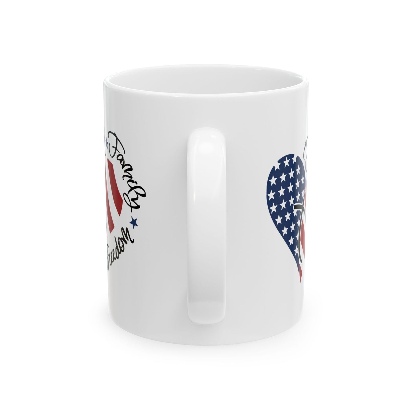 Religious Mug - Faith Family Freedom