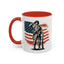 4th of July Mug - American Soldier Flag