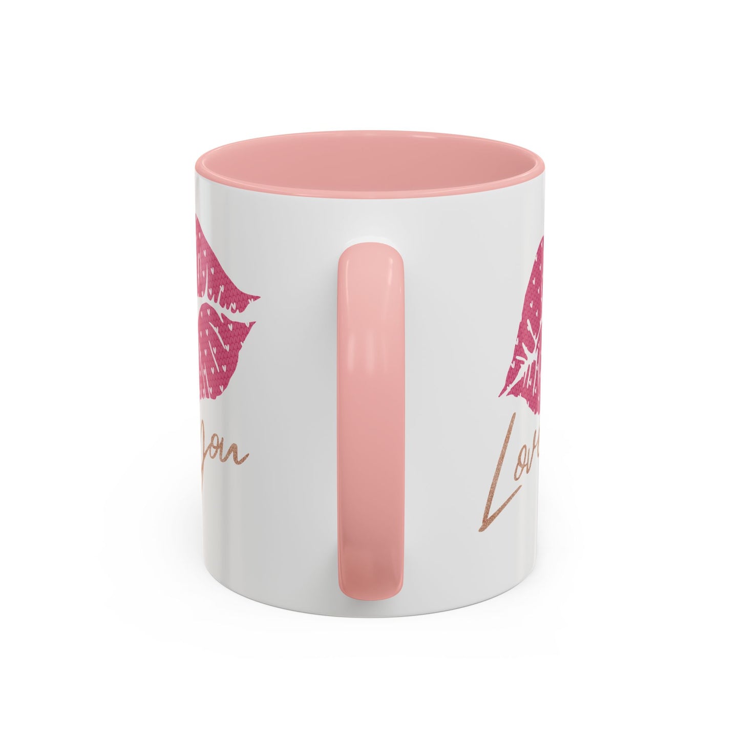 Valentine's Day Mug - Love You Lips Kiss