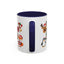 Christmas - Merry Christmas White Text Santa Reindeer Penguin Fox