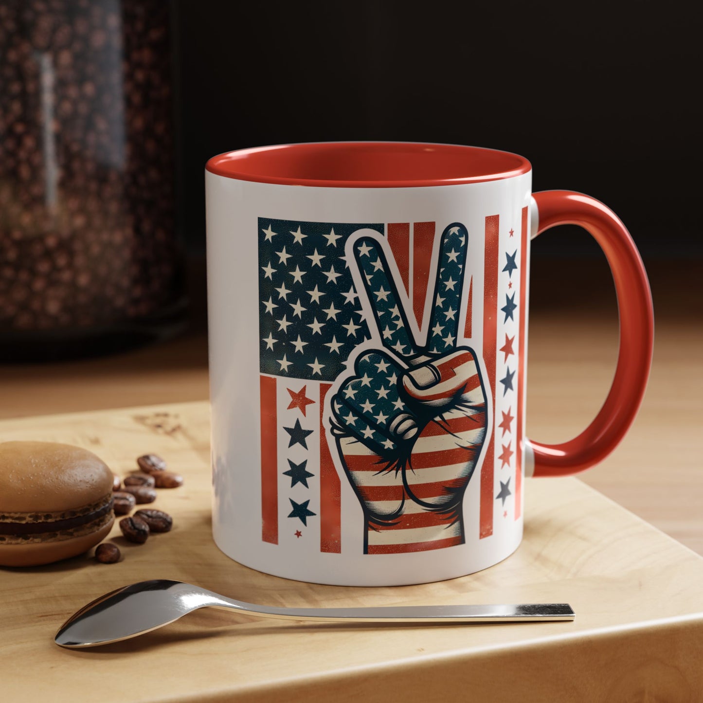 4th of July - Peace Sign Flag