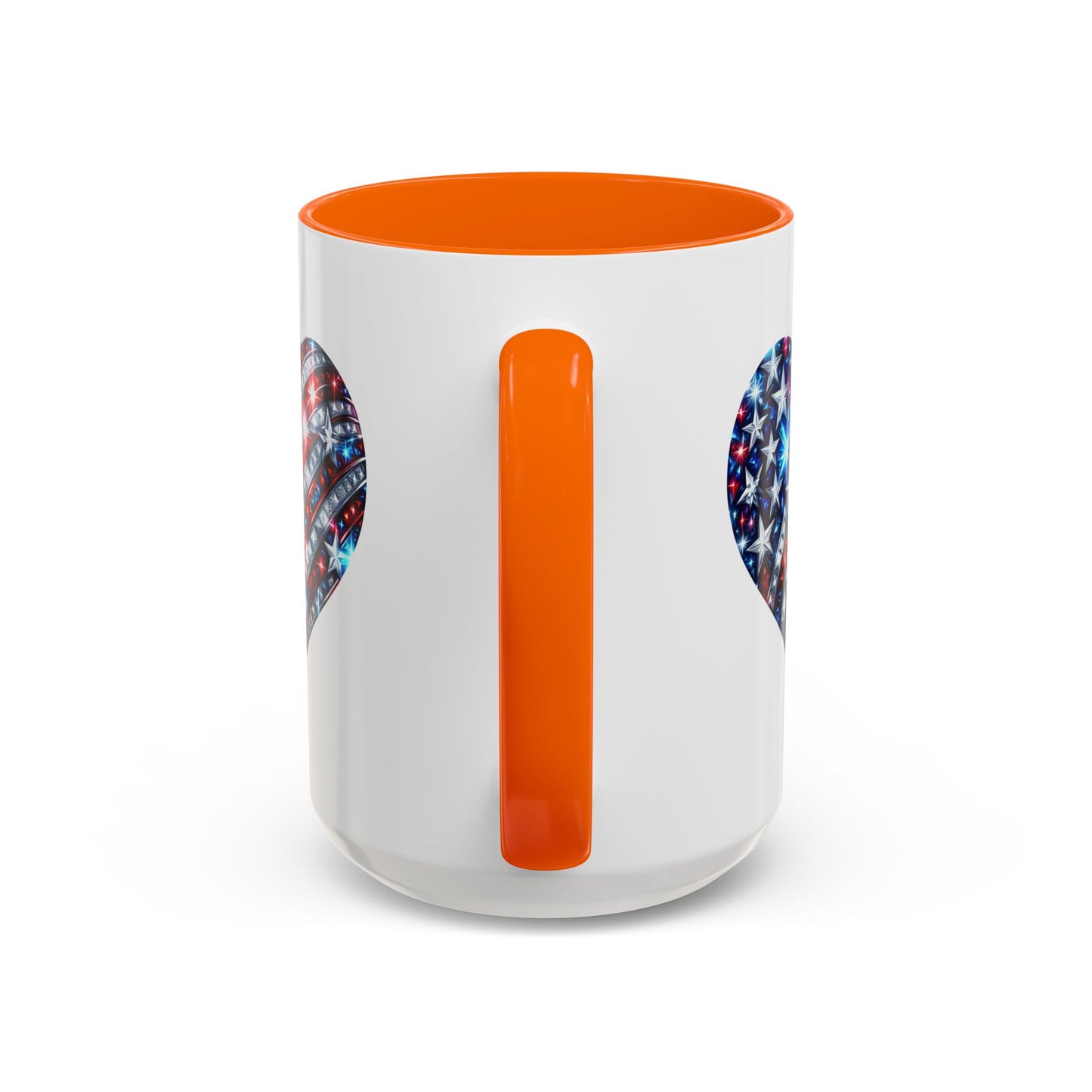 4th of July Mug - USA Sparkle Heart