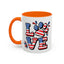 4th of July Mug - Animal Love USA Flag
