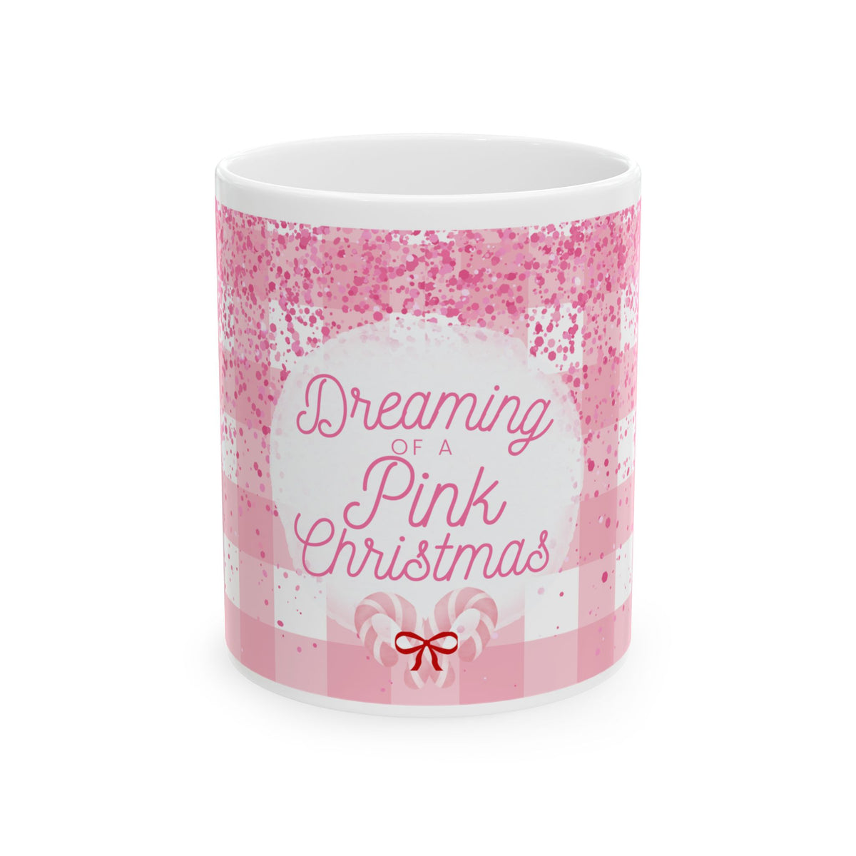 Chirstmas Mug - Dreaming of a Pink Christmas