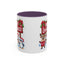 Christmas Mug - Merry Christmas White Text Reindeer Snowmen Penguin