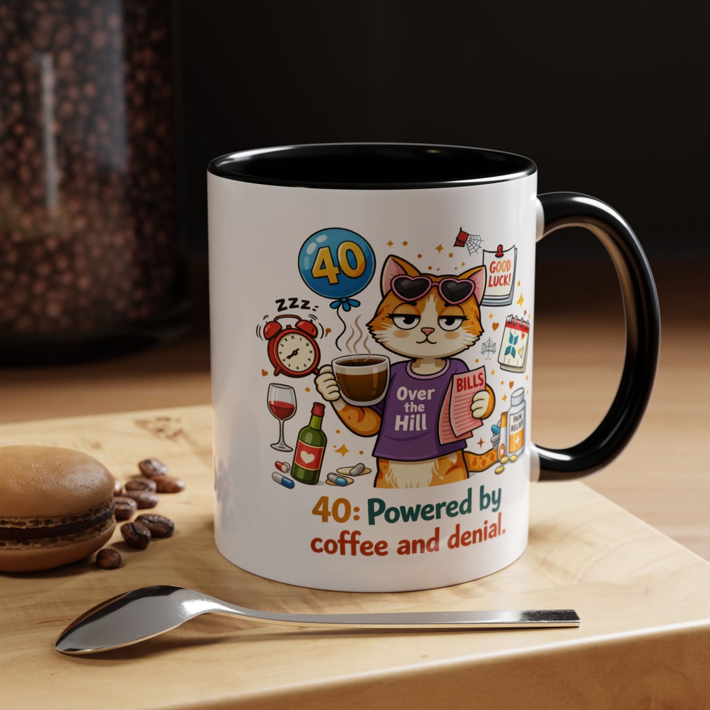 Birthday Mug - 40 Powered By