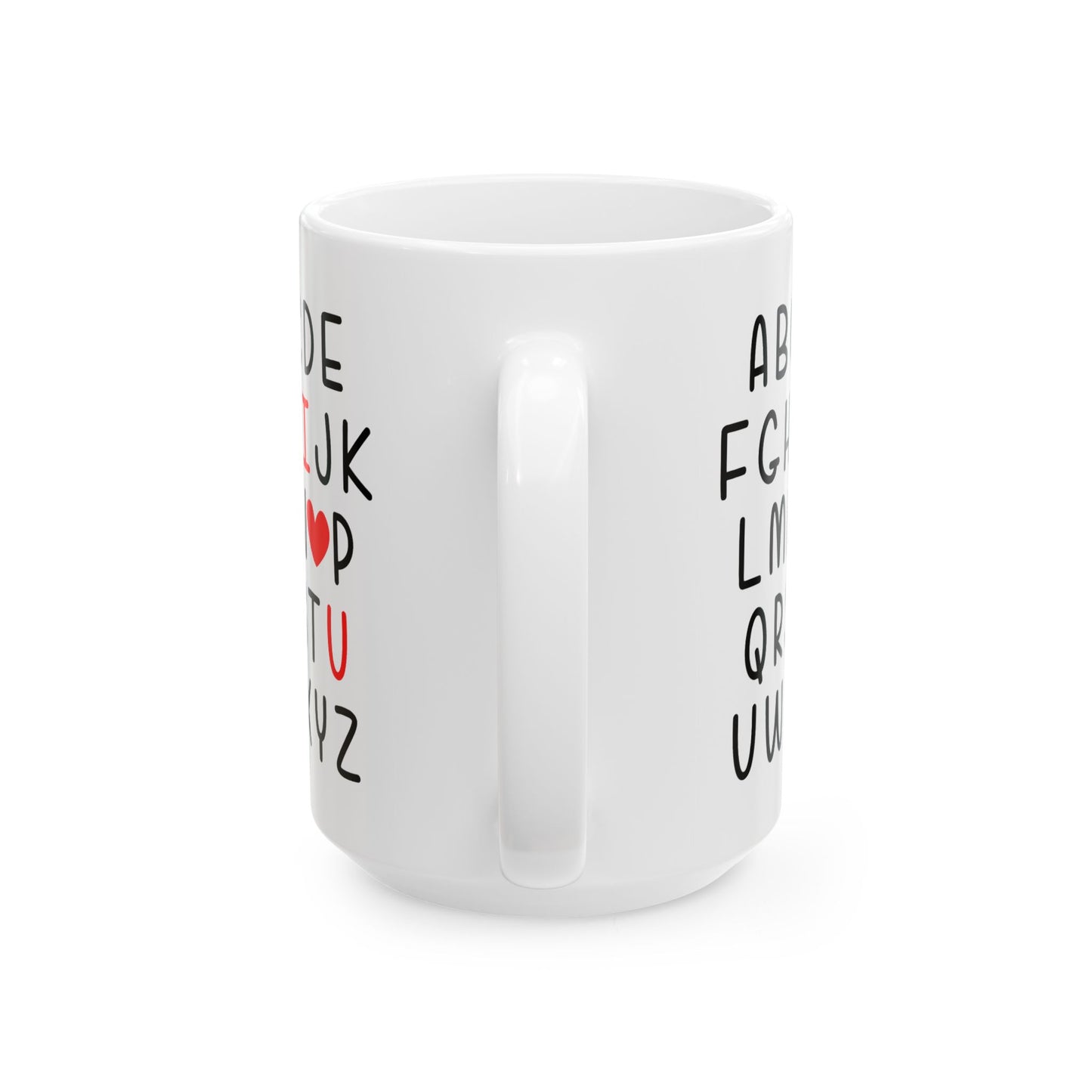 Anniversary Mug - I Love You Alphabet