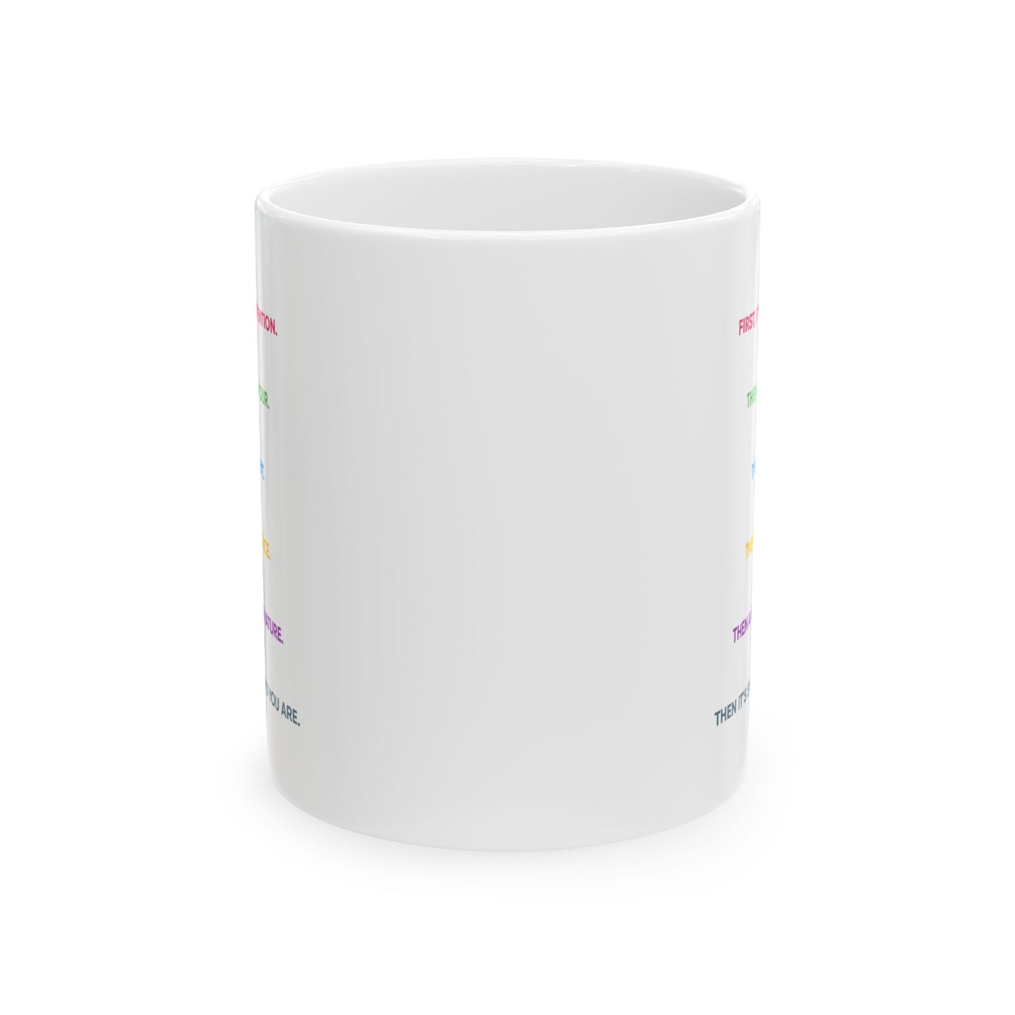 Motivation Mug - First It's An Intention