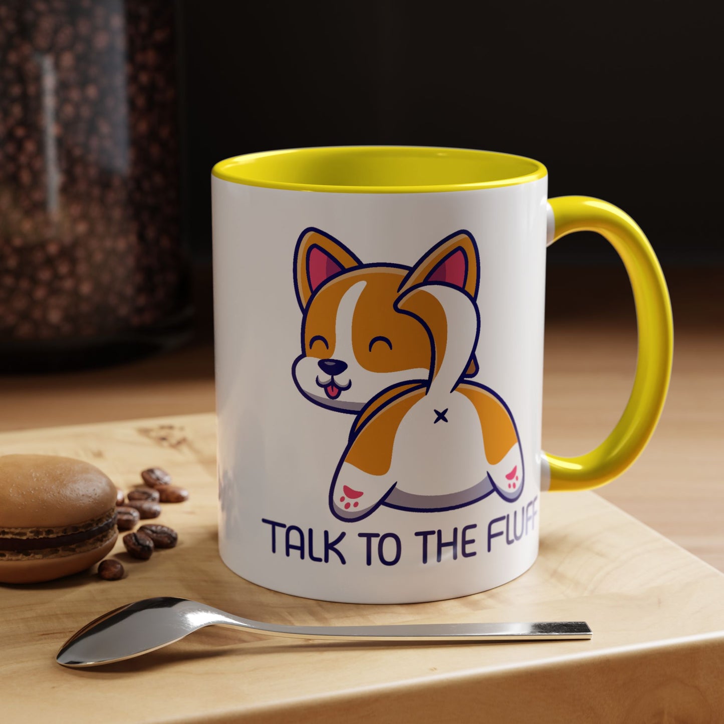 Humor Mug - Talk To The Fluff
