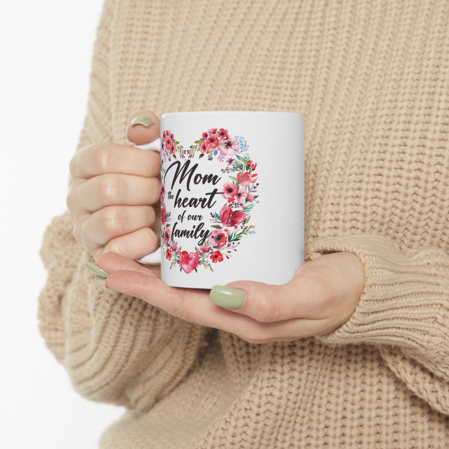 Mother's Day Mug - Mom The Heart