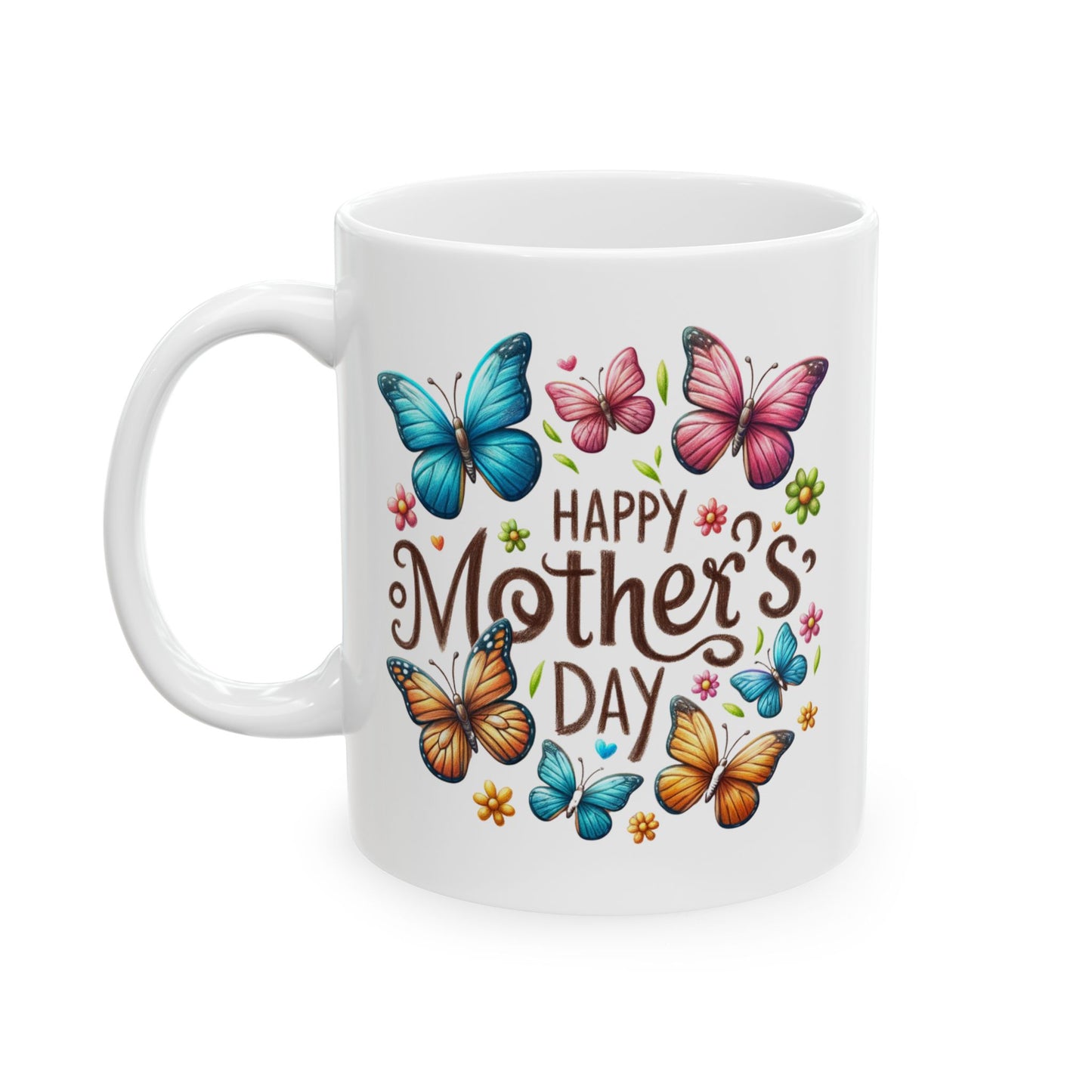 Mother's Day Mug - Happy Mother's Day Butterflies