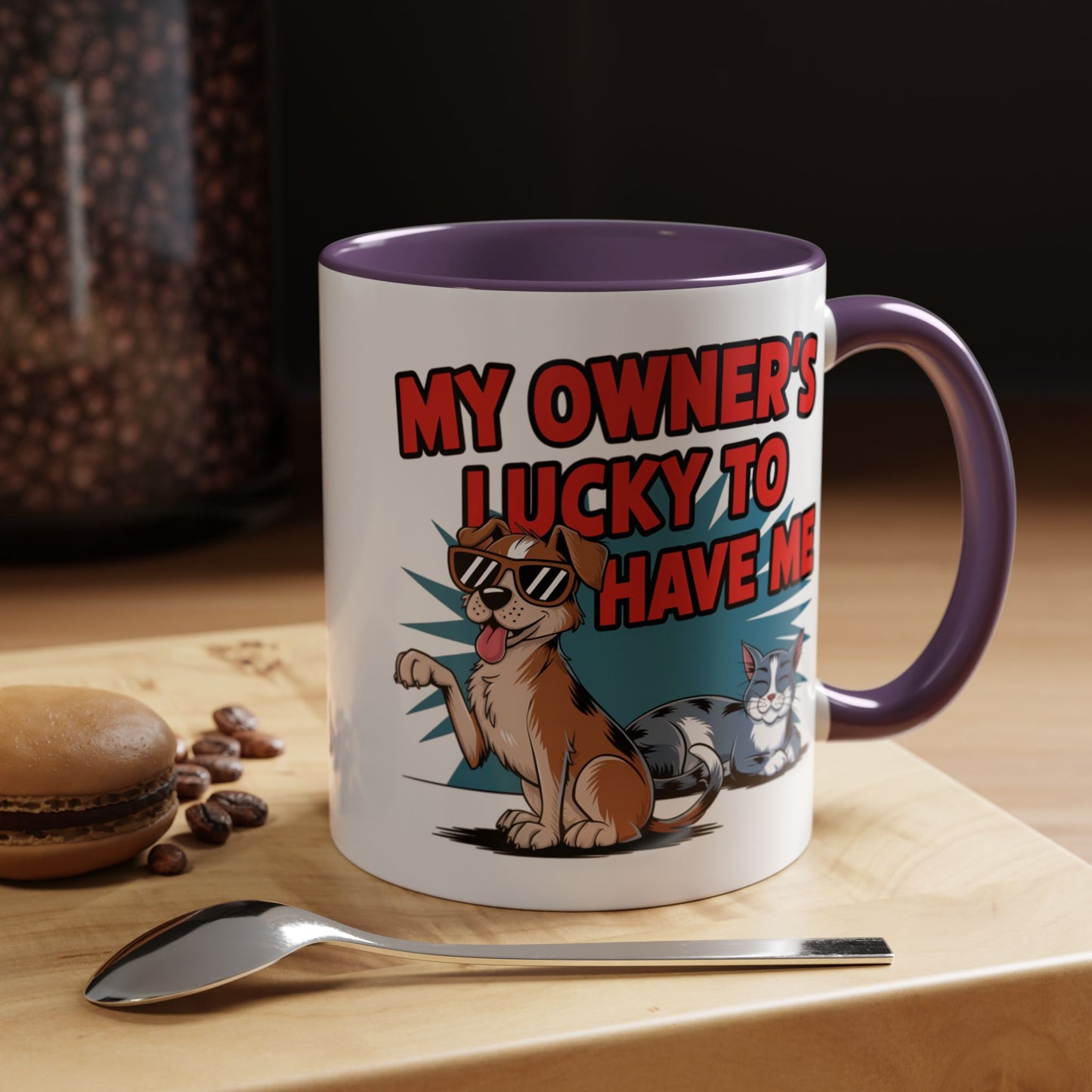 Animal Mug - My Owner's Luck To Have Me