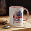 4th of July Mug - Friends Family Freedom Sunflower