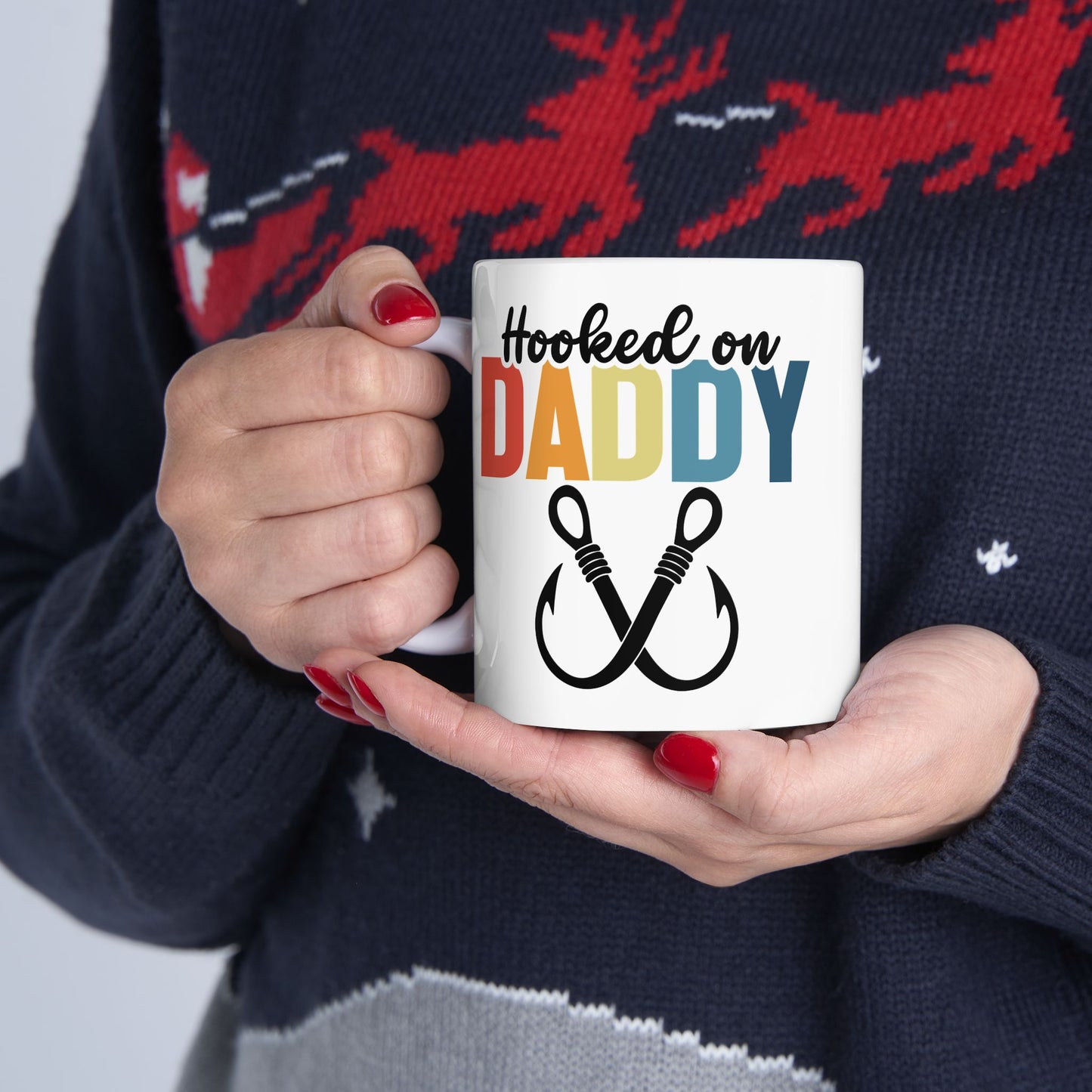 Father's Day Mug - Hooked On Daddy
