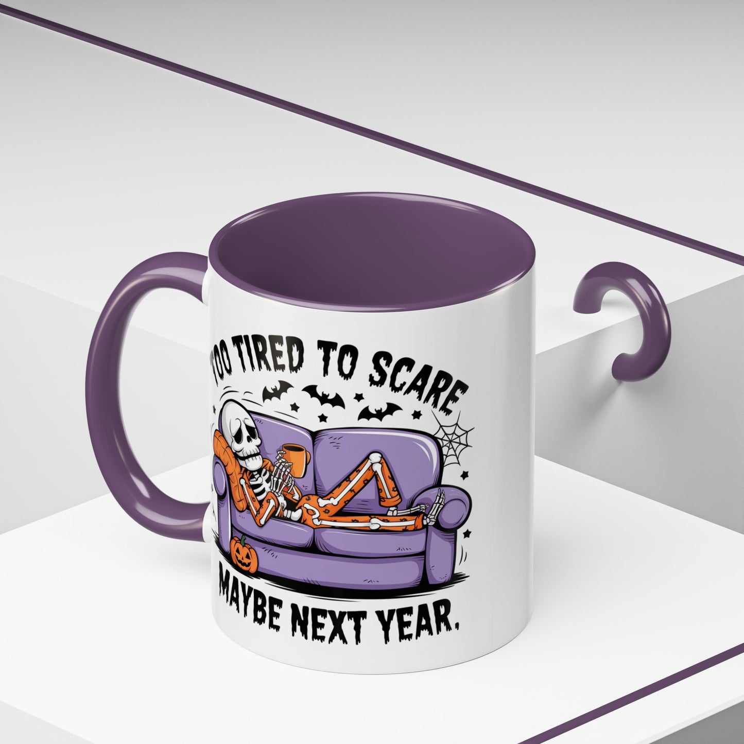 Halloween Mug - Too Tired To Scare