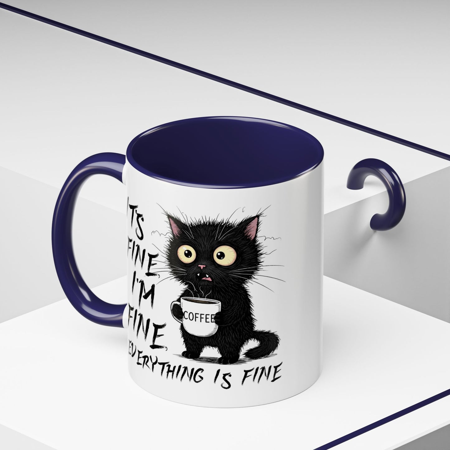 Animal Mug - It's Fine I'm Fine Everything is Fine