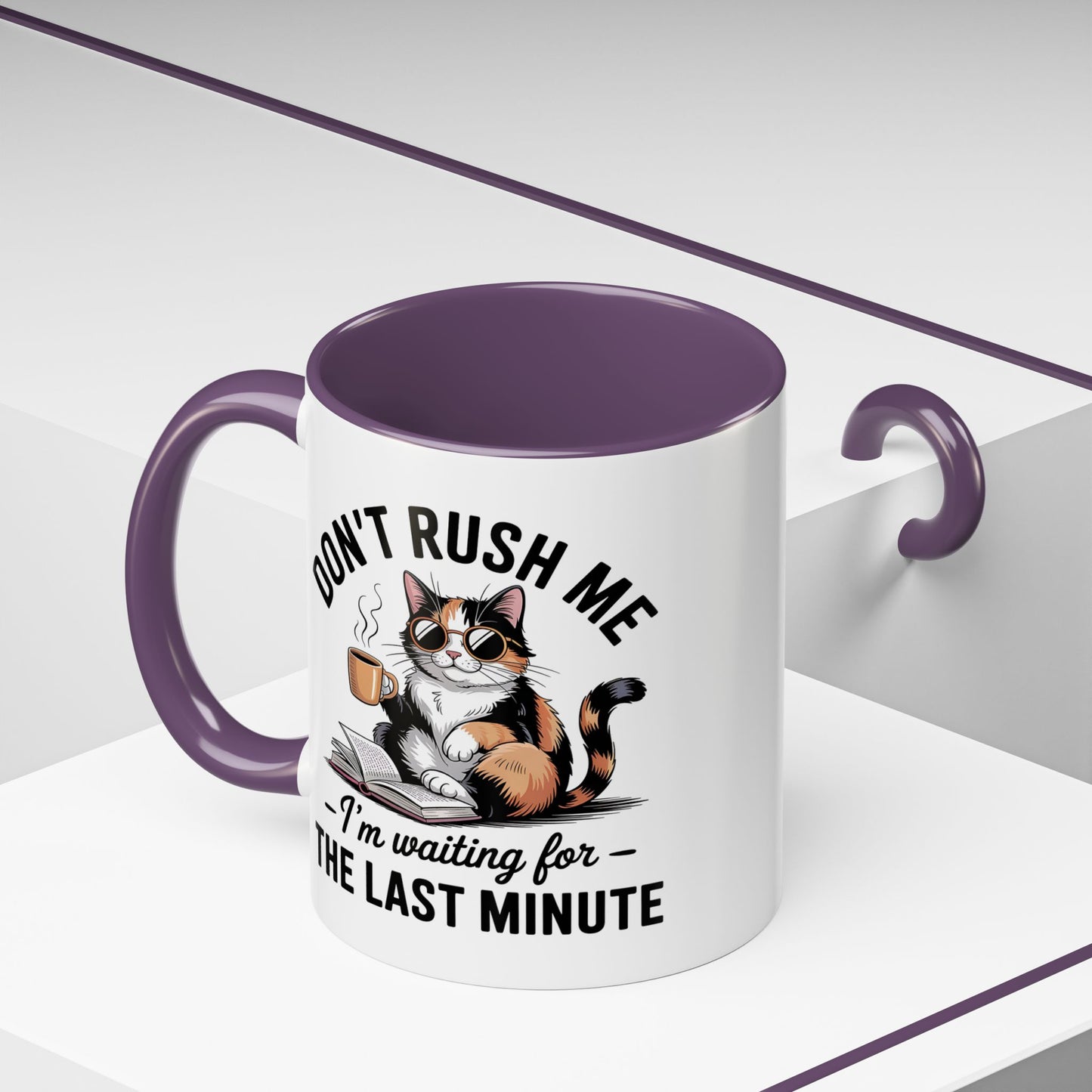 Humor Mug - Don't Rush Me Cat