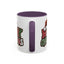 Christmas Mug - Merry Christmas Red Green & White Graffiti Hat