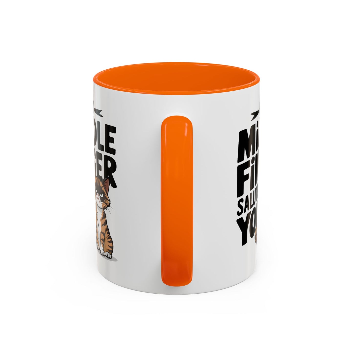 Humor Mug - My Middle Finger Salutes You