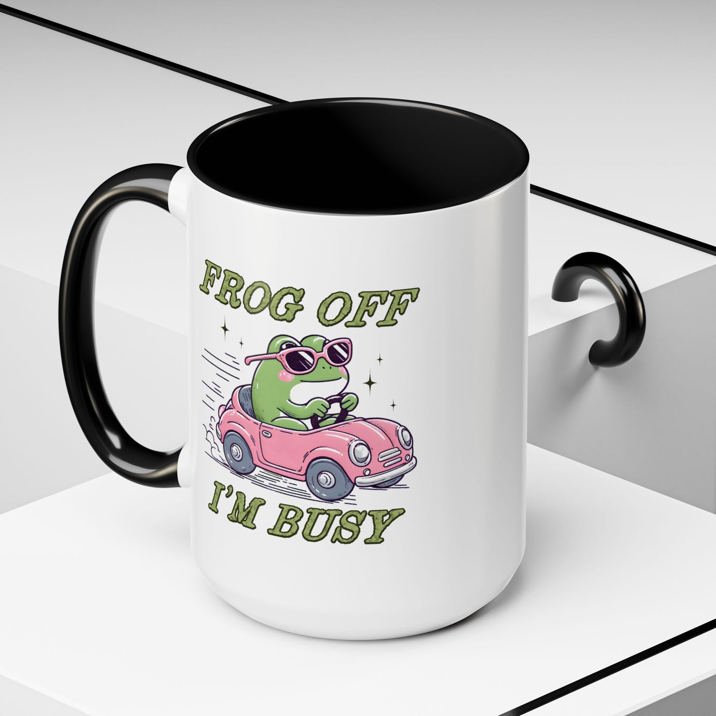 Humor Mug - Frog Off I'm Busy