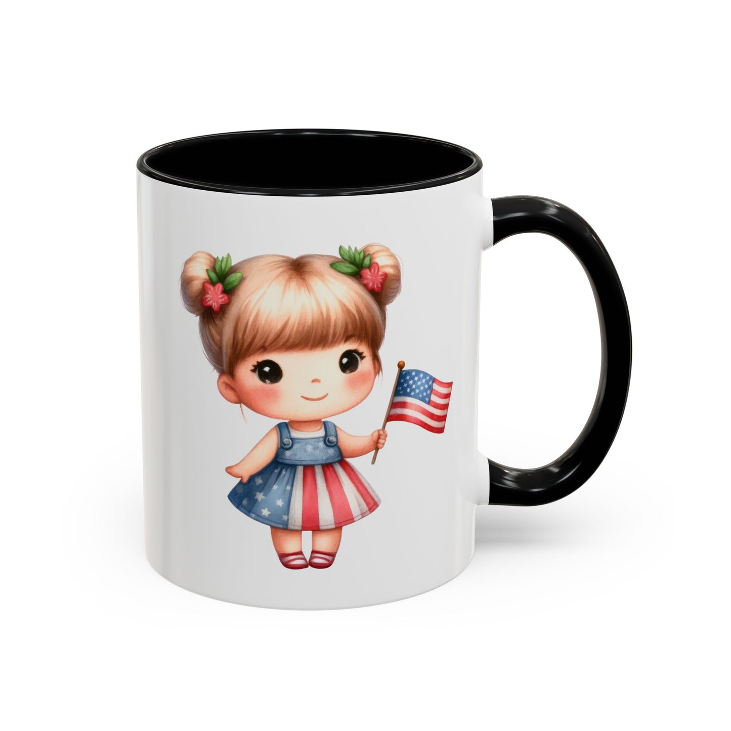 4th of July - American Girl Flag