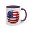 4th of July Mug - Baseball American Flag