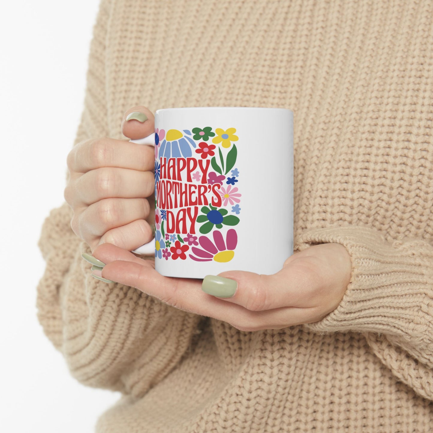 Mother's Day Mug - Happy Mother's Day Floral