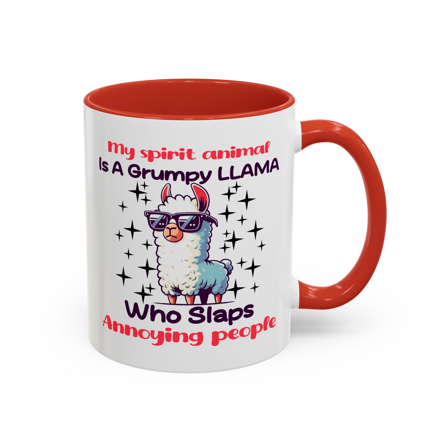Humor Mug - My Spirit Animal is a Grumpy Llama