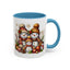 Christmas Mug - Gold Snowman Family