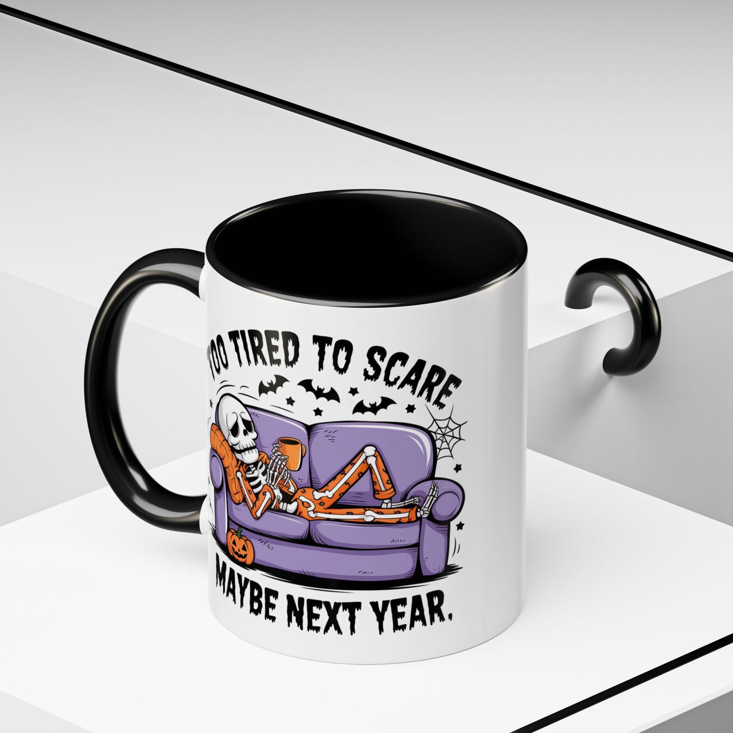 Halloween Mug - Too Tired To Scare