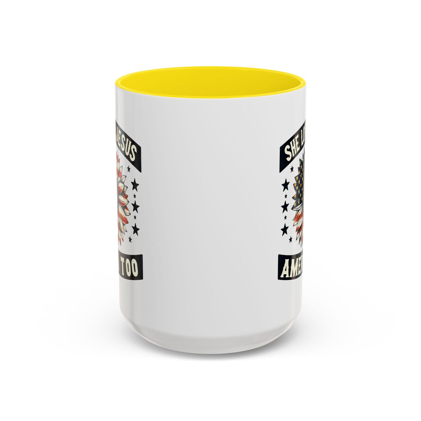 4th of July Mug - She Loves Jesus & America Too