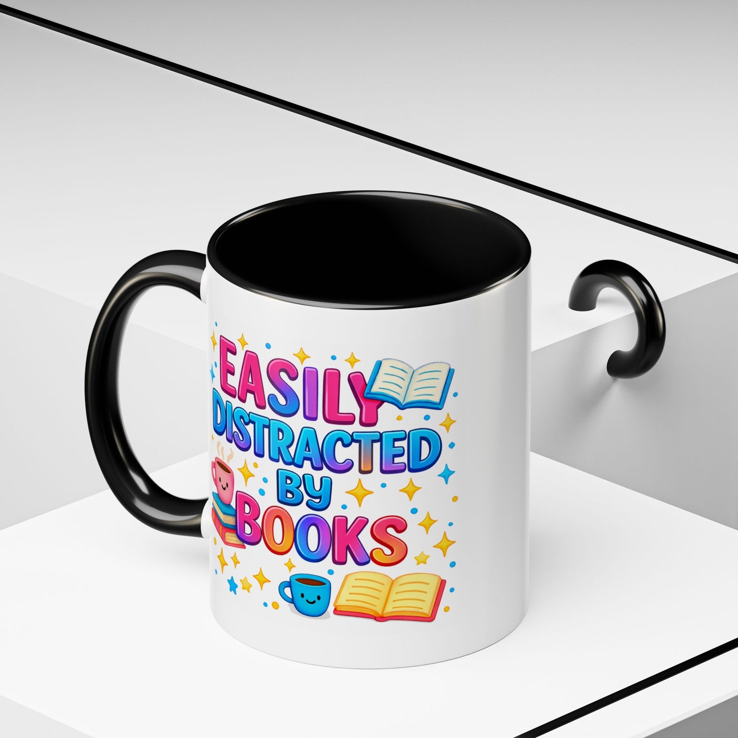 Humor Mug - Easily Distracted By Books