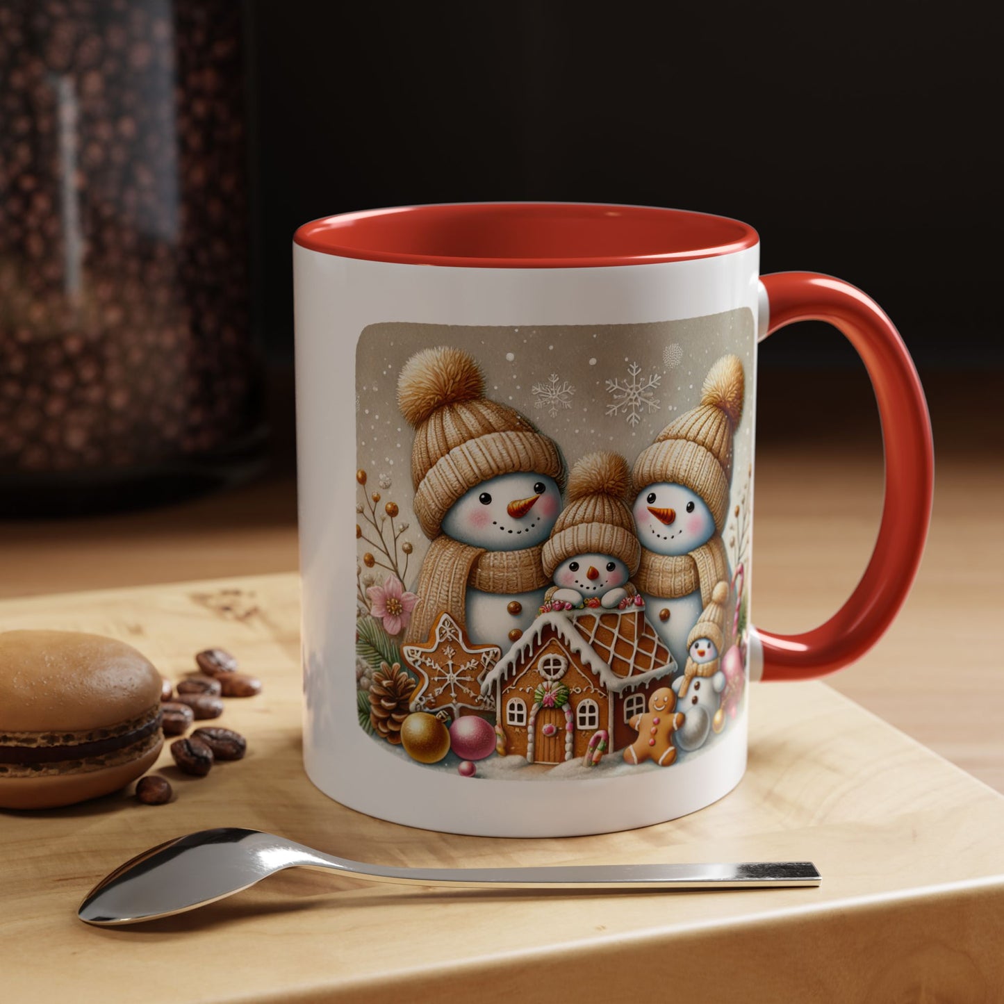Christmas Mug - Gingerbread Snowman Family 2