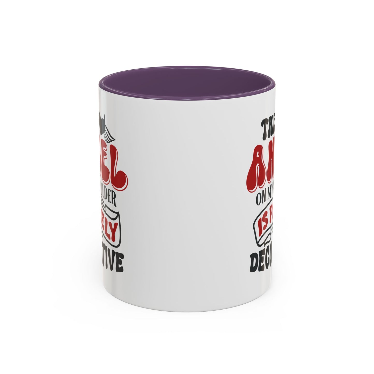 Humor Mug - The Angel on my Shoulder
