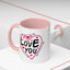 Valentine's Day Mug - Love You Heart Arrows