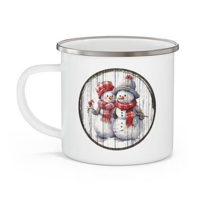 Christmas Mug - Antique Snowmen Hug