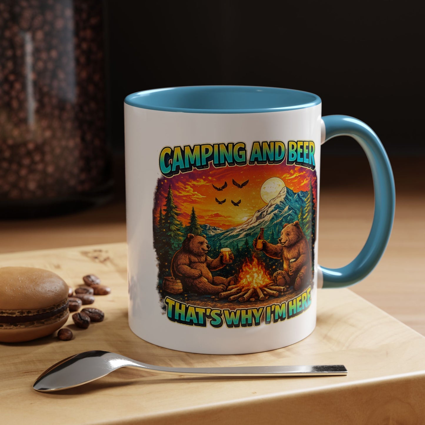 Humor Mug - Camping and Beer