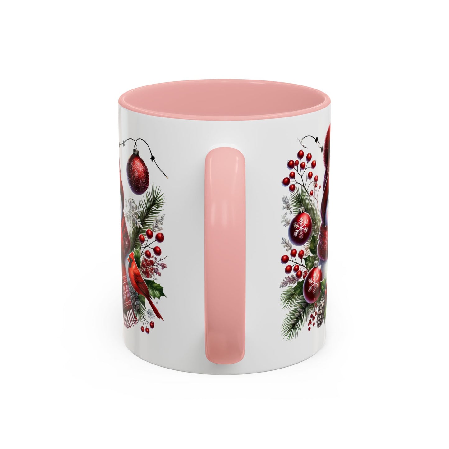 Christmas Mug - Burgundy Snowman