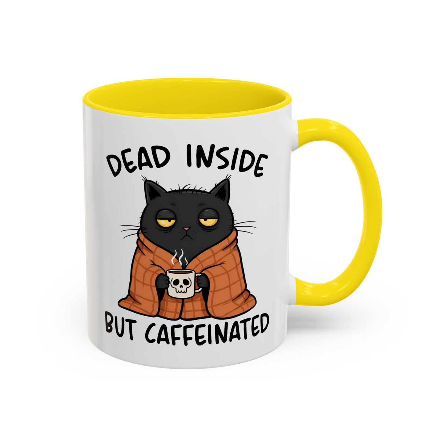 Animal Mug - Dead Inside But Caffeinated