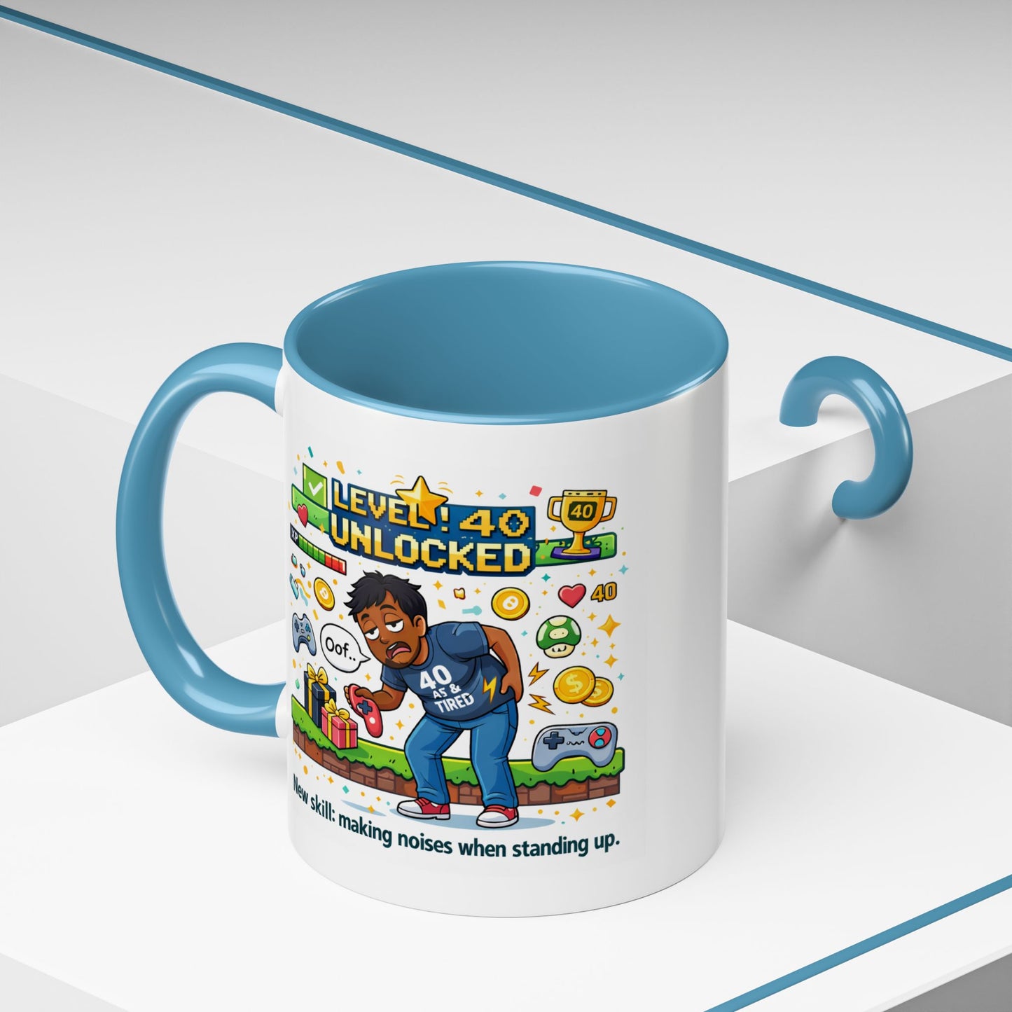 Birthday Mug - Level 40 Unlocked