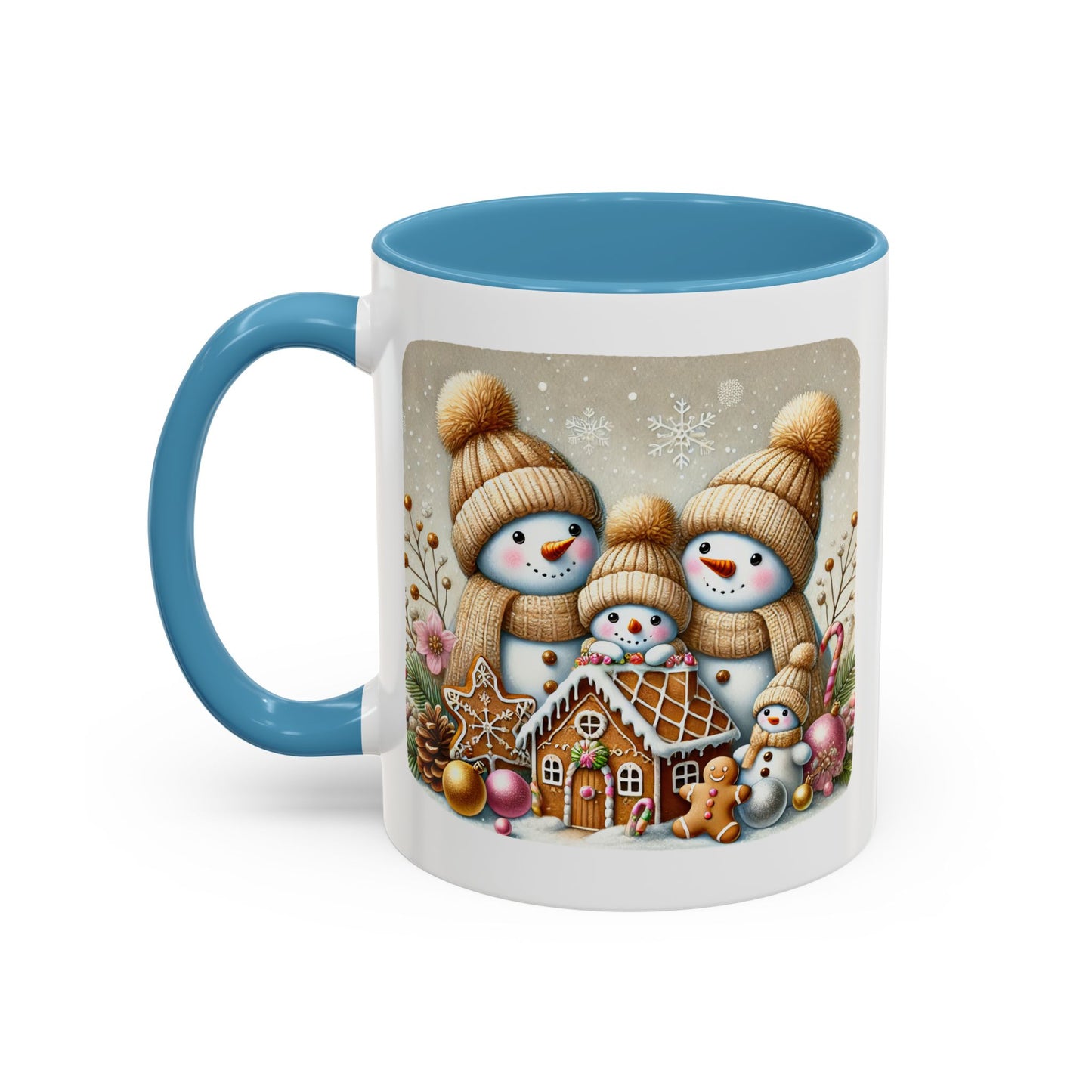 Christmas Mug - Gingerbread Snowman Family 2