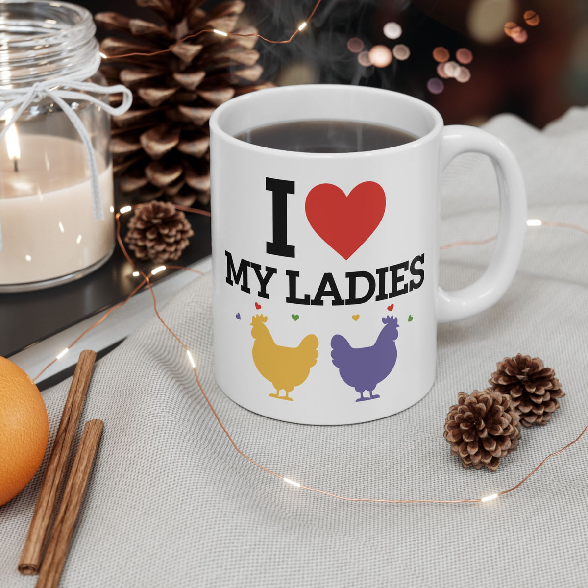 Adult Mug - I Love My Ladies