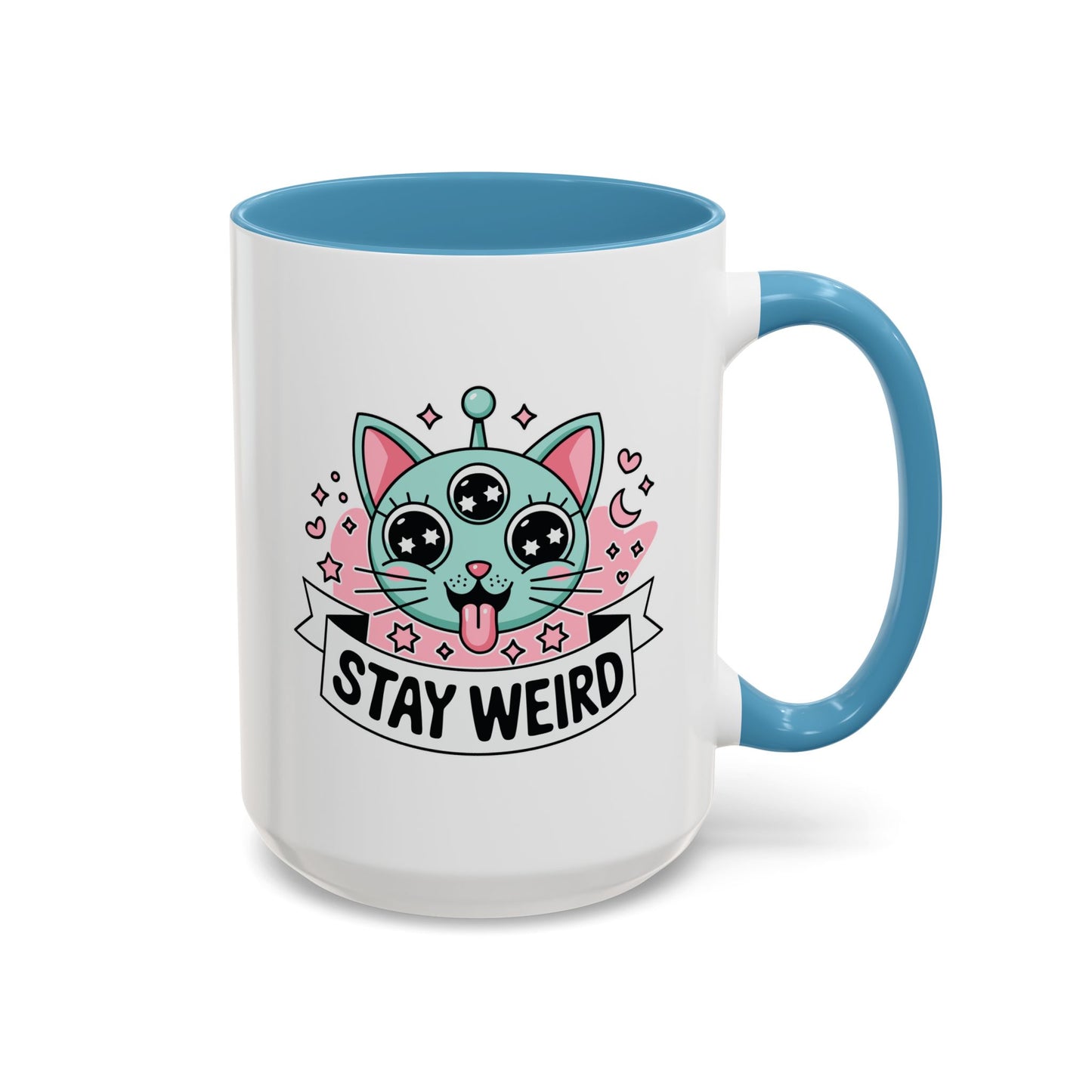 Alien Mug - Stay Weird Alien Cat
